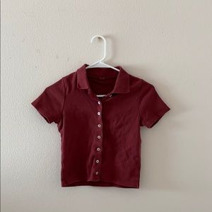 Brandy Melville Caroline Polo Top